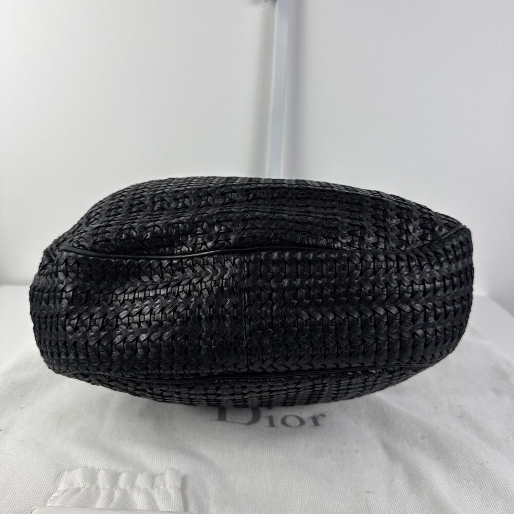 Christian Dior Lady Dior Soft Hobo 2007 Collection by John Galliano Black Y2K - Picture 6 of 16